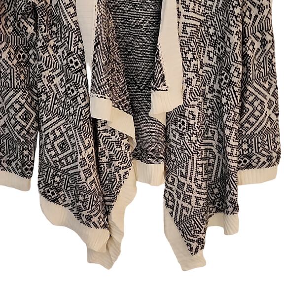 Pink Rose Waterfall Cardigan Sweater, Medium - Picture 3 of 6